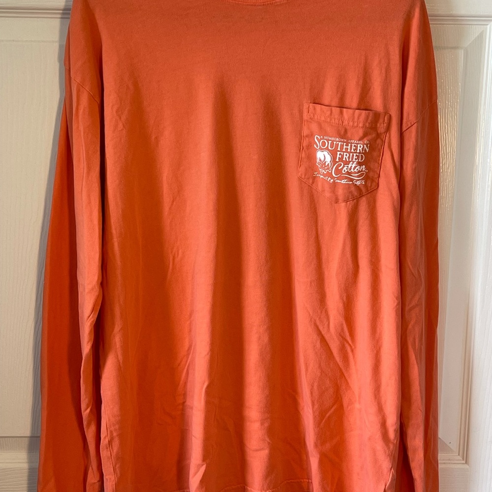 Southern fried cotton long sleeve shirt